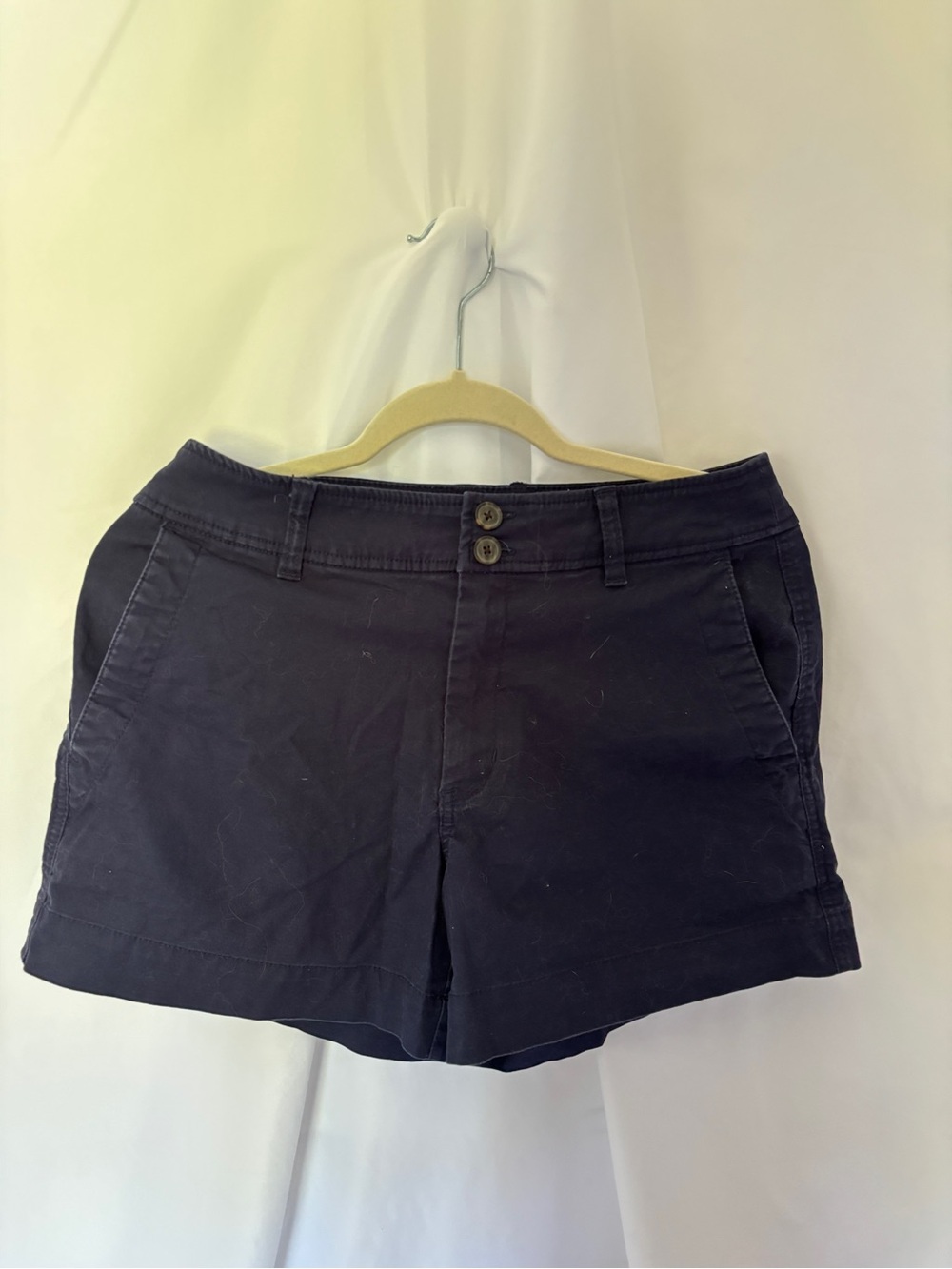 A New Day Classic Women's Navy Cotton Blend Shorts